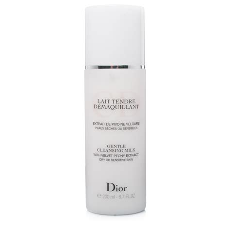 dior lait tendre demaquillant gentle cleansing milk|Dior water lily cleanser.